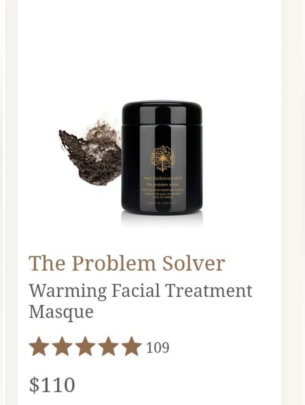 May Lindstrom - The Problem Solver Warming Facial Treatment Masque - Opened